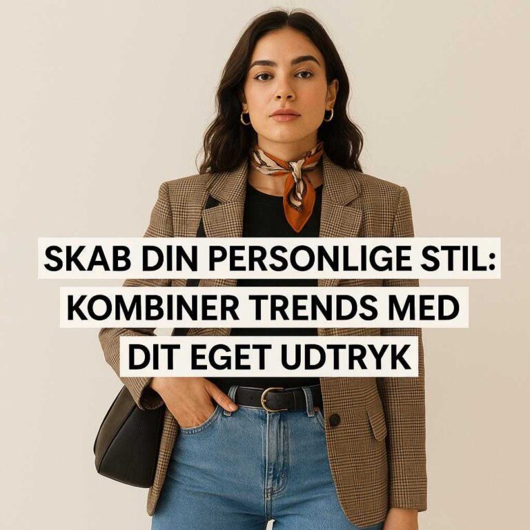 Skab Din Personlige Stil: Kombiner Trends med Dit Eget Udtryk