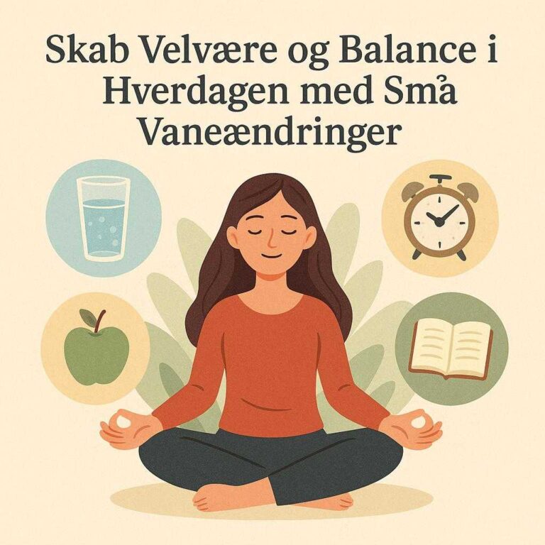 Skab Velvære og Balance i Hverdagen med Små Vaneændringer