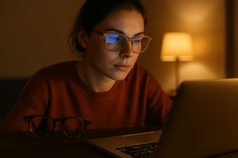 Blue light og søvn: Kan skærmbriller hjælpe dig med at sove bedre?