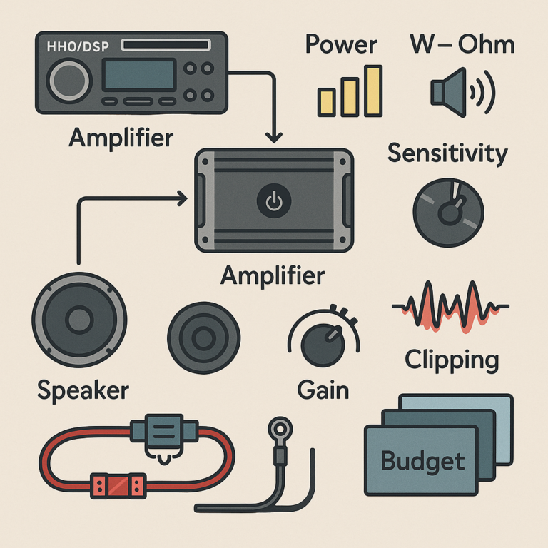 Bilforstærker + højttalere: sådan bygger du et system der spiller rent (og ikke bare højt)