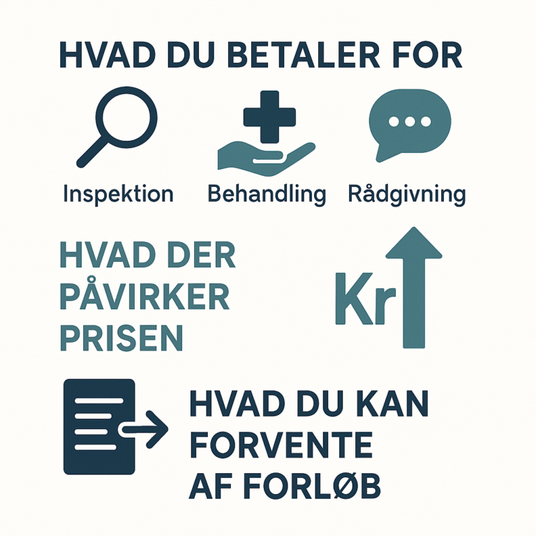 Borebille bekæmpelse: pris, proces og hvad en professionel inspektion inkluderer